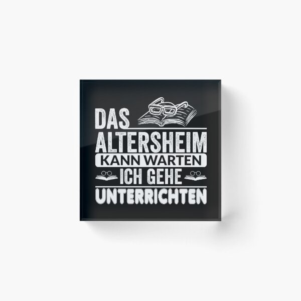 Artikelvorschau, ICH GEHE UNTERRICHTEN entworfen und verkauft von Spirit-Designs.