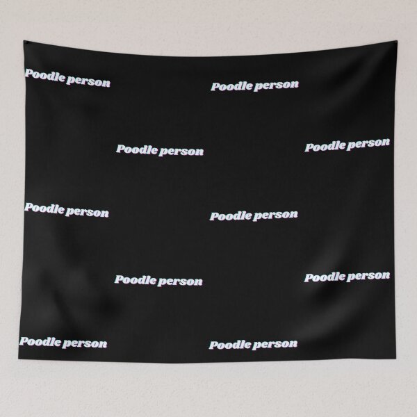 Item preview, Poodle Person - poodle puns designed and sold by Paperfly Studio.