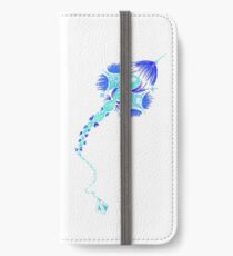 Vinilo o funda para iPhone Abstract kite - light and dark blue