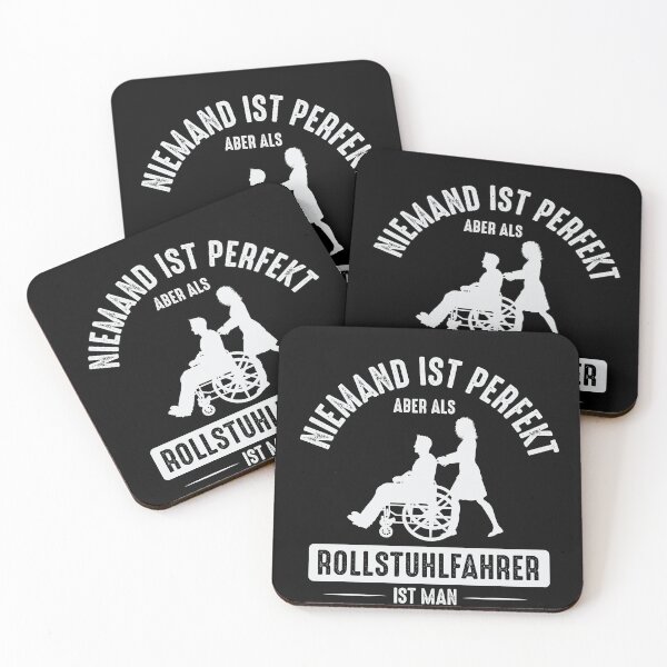 Item preview, NIEMAND IST PERFEKT ABER ALS ROLLSTUHLFAHRER designed and sold by Spirit-Designs.