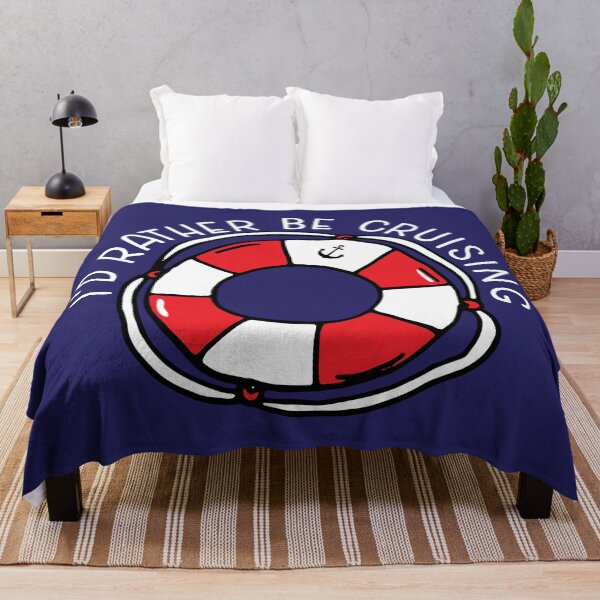 Item preview, I'd Rather be Cruising Cruise Ship Quote designed and sold by HotHibiscus.