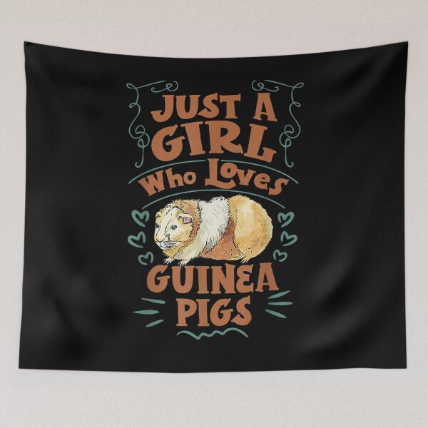 Item preview, Cute Just A Girl Who Loves Guinea Pigs Girls Kids Women Gift  designed and sold by mchargue12.