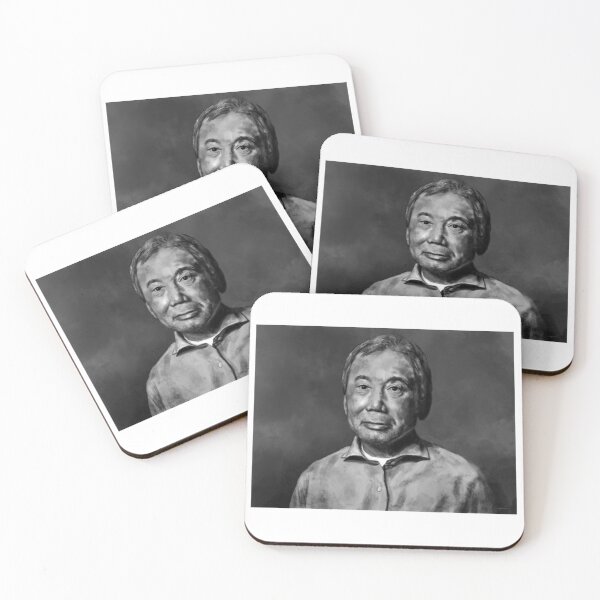 Item preview, Haruki Murakami Portrait Painting designed and sold by Tylerlindsay.