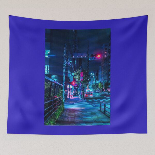 Item preview, Night Street Cityscape designed and sold by Robisko Store.