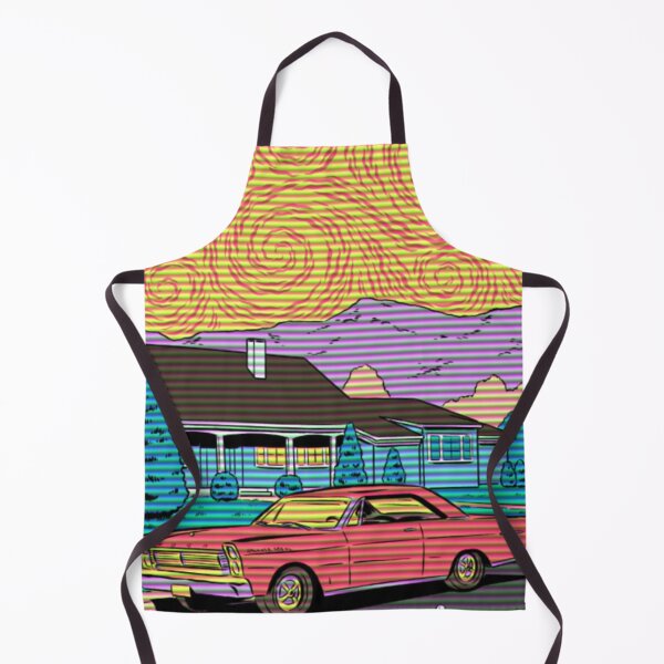 Item preview, Animated Retro Car in a neighborhood. designed and sold by Robisko Store.