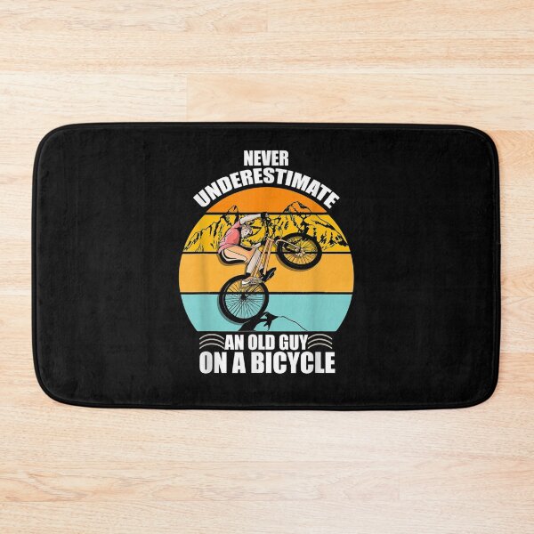 Item preview, Never Underestimate An Old Guy On A Bicycle Retro Cycling Gift  designed and sold by mchargue12.