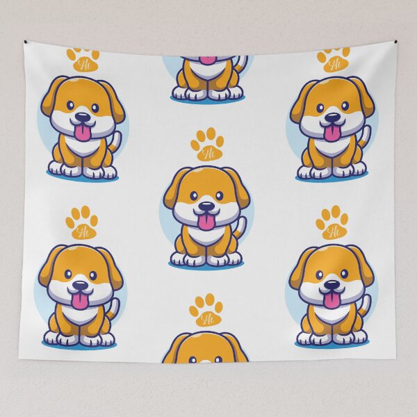 Item preview, Hi Dog t-shirts, Throw blanket  designed and sold by hellonitish.