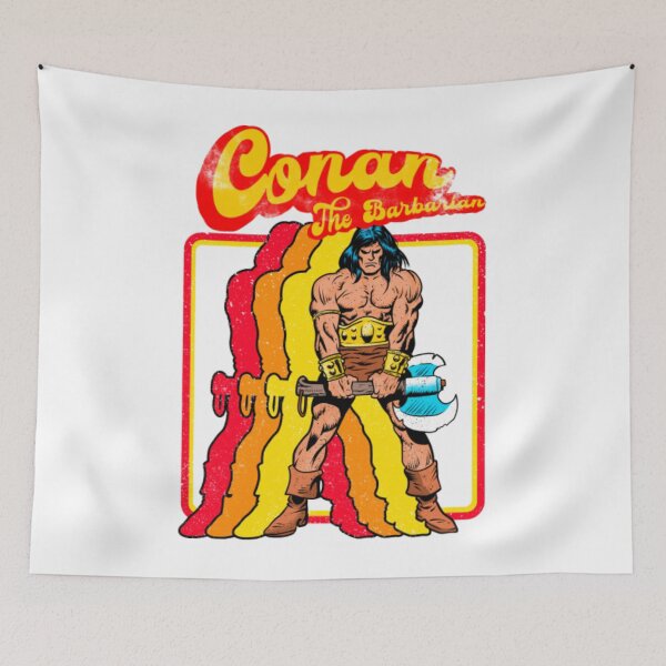 Item preview, Camiseta Conan Retro Conan The Barbarian designed and sold by SenRue.