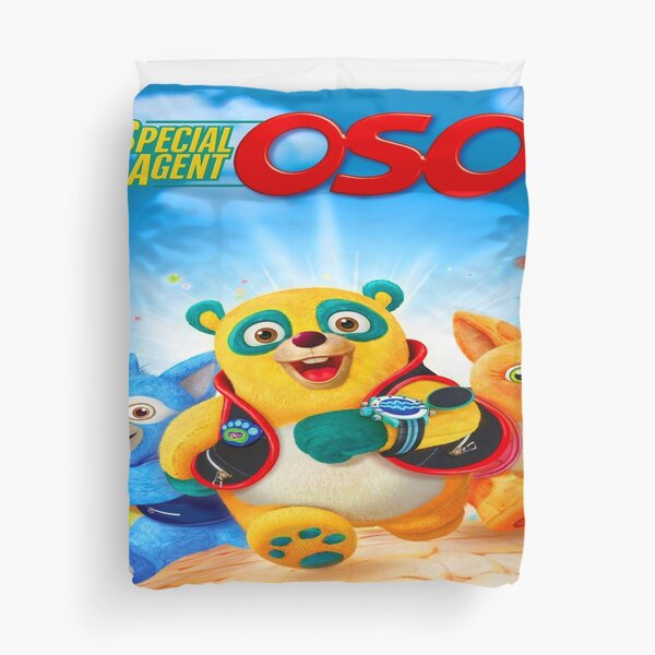 Special Agent Oso bear gift for fans Duvet Cover