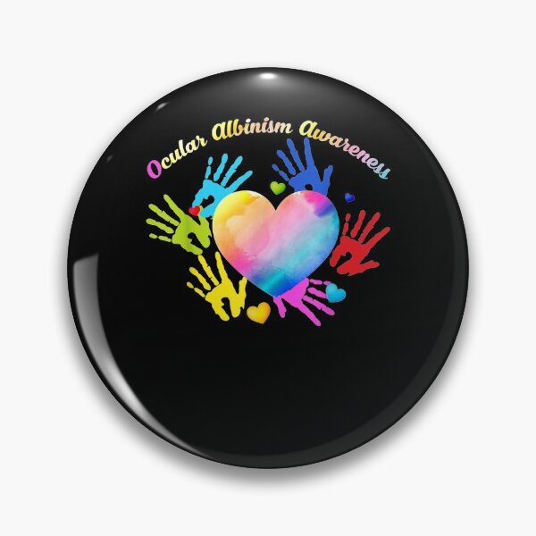 Item preview, We Wear Rainbow Heart For Ocular Albinism Awareness Support Gift  designed and sold by mchargue12.