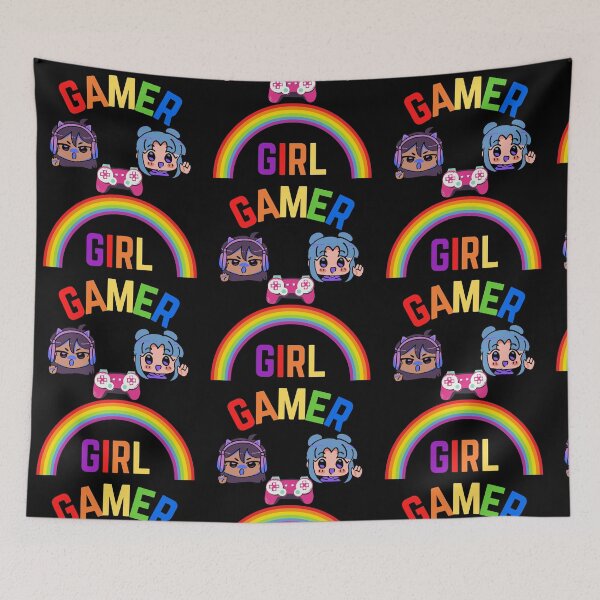 Item preview, Gamer Girl Kawaii Gay Pride designed and sold by WoodburyLake.