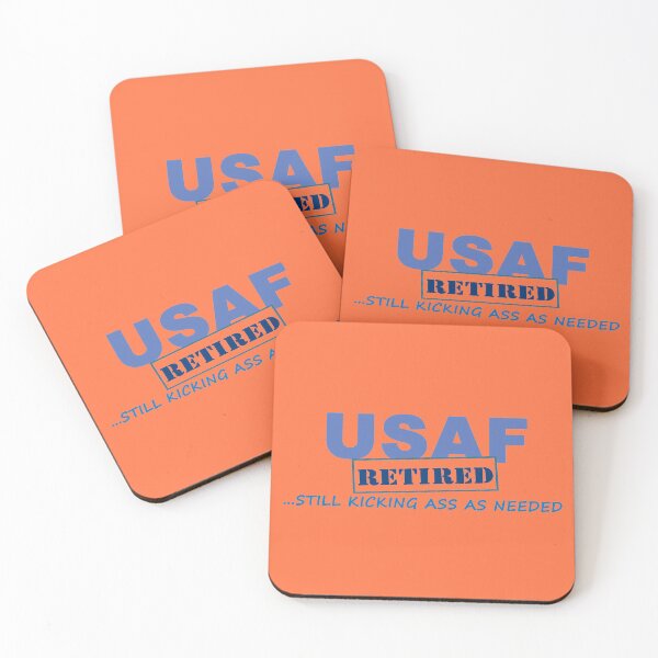 Item preview, USAF Retired ...Still Kicking Ass As Needed designed and sold by CoupleCrafters.