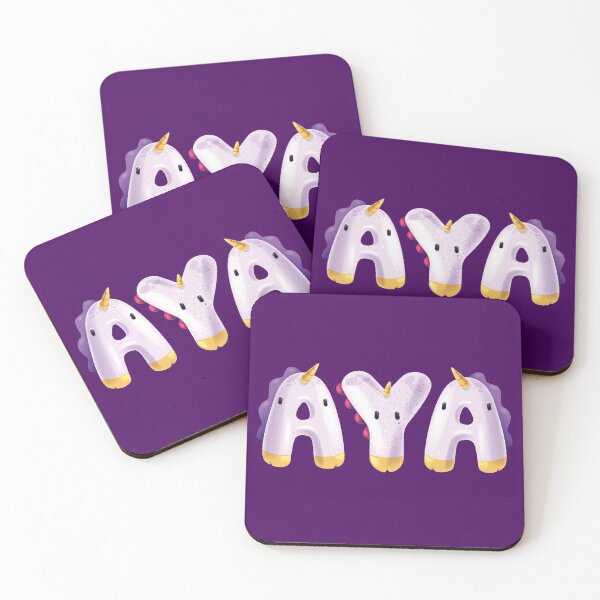 Item preview, Aya Baby Girl Kids Name Aya Unicorn designed and sold by elhefe.