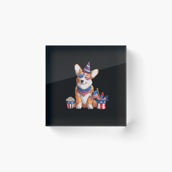 Item preview, Welsh Dog, American Independence Day designed and sold by FloralStore.