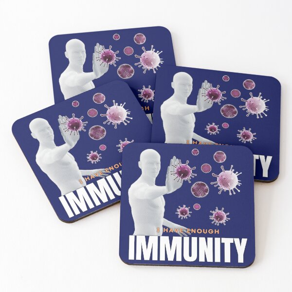 Item preview, I Have Enough Immunity designed and sold by SuvrasaiMerch.