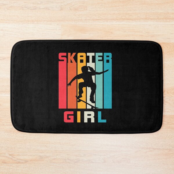 Item preview, Skater Girl Retro Vintage designed and sold by silverhexagon.