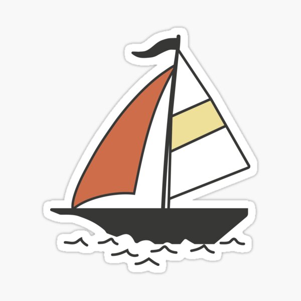 Sailing boat' Sticker