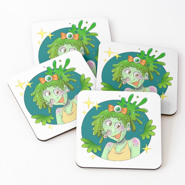 Item preview, Three Eyed Slime Monster Girl designed and sold by FizzyVee.