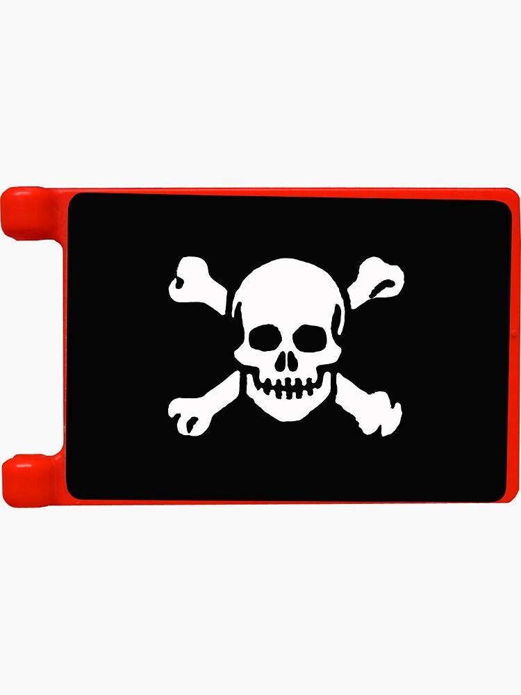 Pirate Flag Skull and Crossed Swords by Chillee Wilson Sticker for Sale by  ChilleeWilson