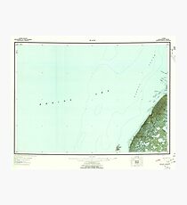 USGS TOPO Map Alaska AK Black 360674 1951 250000 Photographic Print