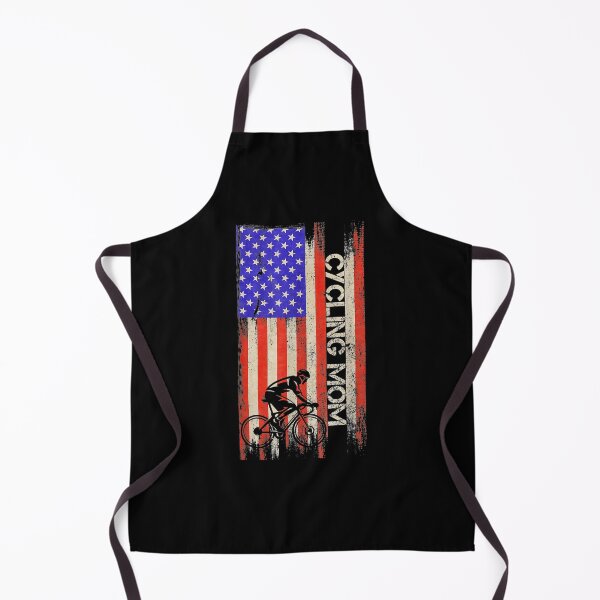 Item preview, Vintage American Flag Proud Cycling Mom Cyclist Silhouette Gift designed and sold by mchargue12.
