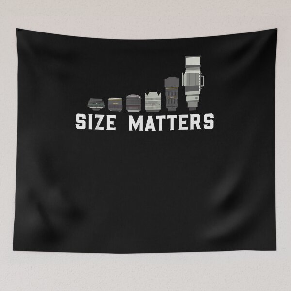 Item preview, Photography Camera Lens Size Matter Photographer Shutterbug Gift  designed and sold by mchargue12.