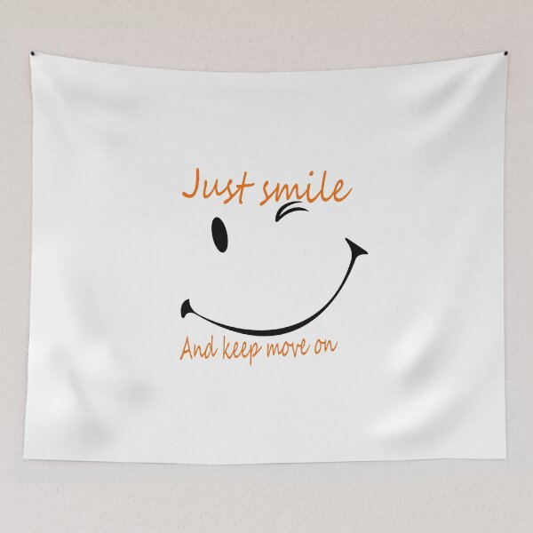 Item preview, smile and keep move on  designed and sold by Yesh2695.