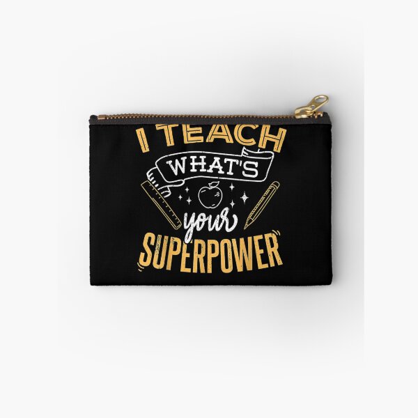 Item preview, I Teach Whats Your Superpower Super Teacher Gift  designed and sold by mchargue12.