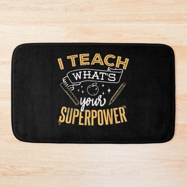 Item preview, I Teach Whats Your Superpower Super Teacher Gift  designed and sold by mchargue12.
