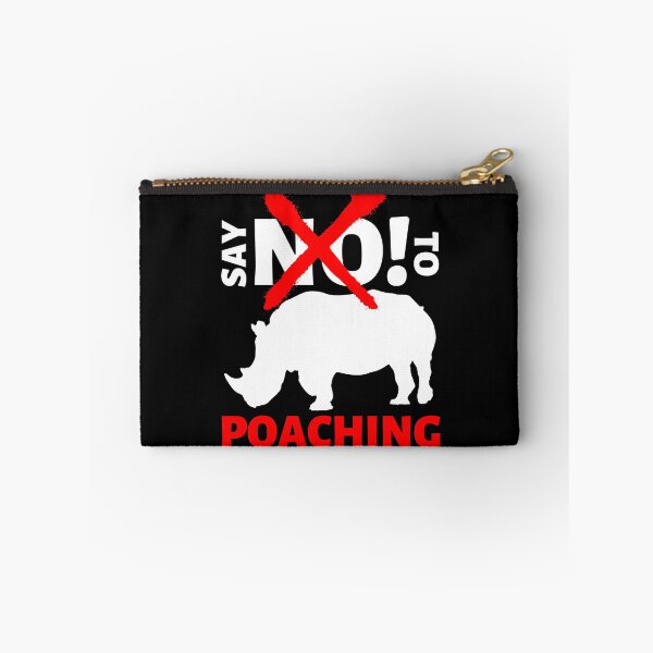 Item preview, say NO! to rhino poaching designed and sold by InsaneCorner.