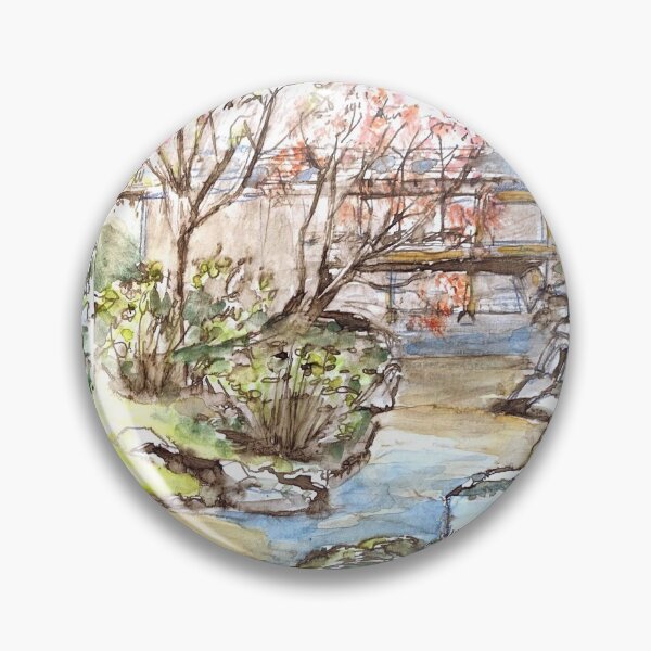 Item preview, spring in Japanese garden designed and sold by nathalie renotte.
