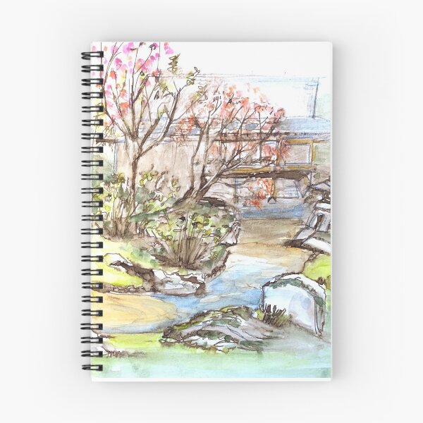Item preview, spring in Japanese garden designed and sold by nathalie renotte.