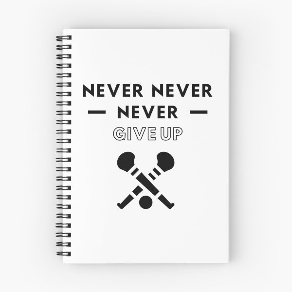 Artikelvorschau, Camogie: Gib niemals niemals auf entworfen und verkauft von TheGreenGoat.