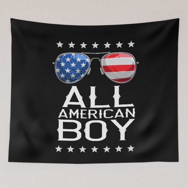 Item preview, All American Boy 4th of July Boys Kids Sunglasses Family patriotic USA Flag designed and sold by hadlamcom.