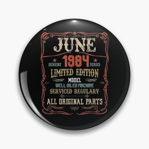 Item preview, June 1984 Birthday Vintage Model Funny 37th Bday Retro Gift  designed and sold by mchargue12.