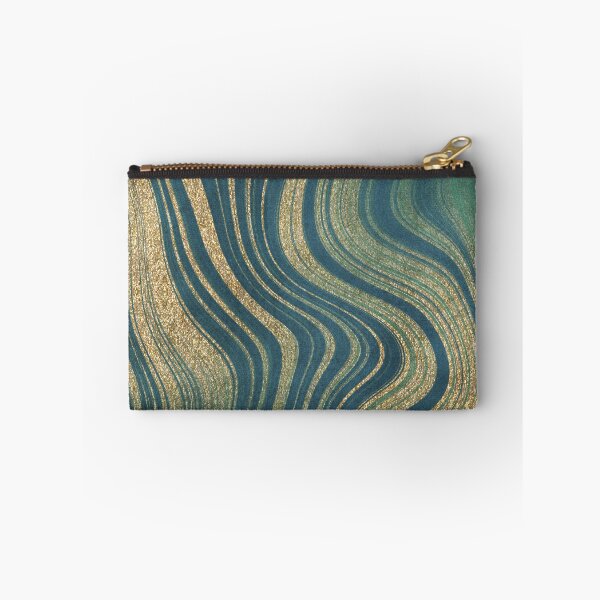 Item preview, Agate Geode Teal & Gold  designed and sold by Harman83.