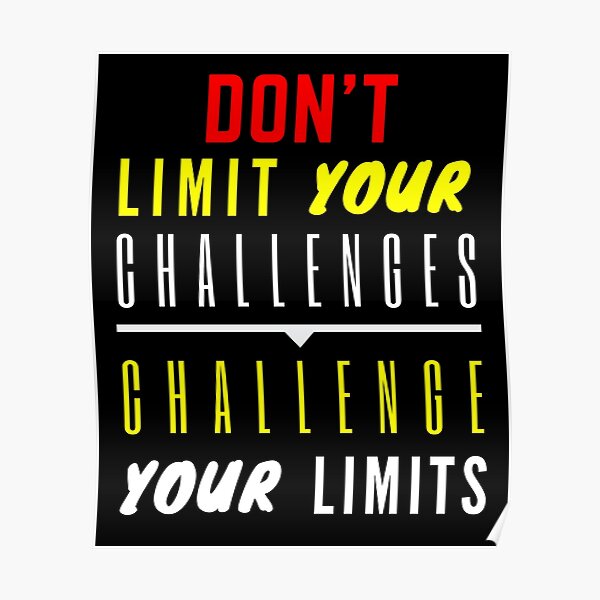 Beyond Limits Posters Redbubble
