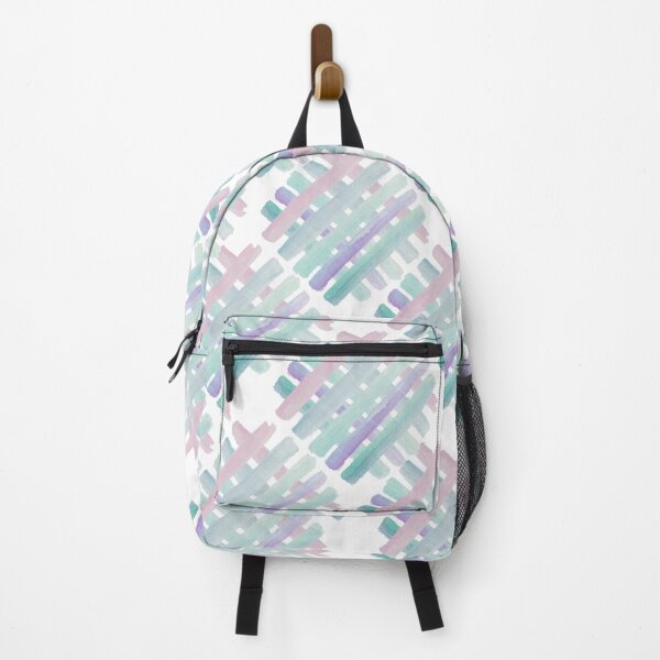 Item preview, Pastel Water Colours / Water Colors Angled Hatch Pattern designed and sold by DomGDesign.