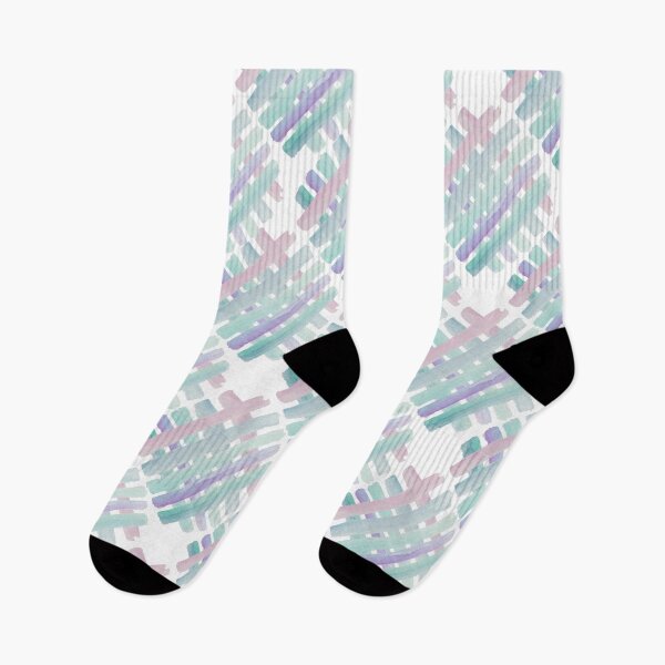 Item preview, Pastel Water Colours / Water Colors Angled Hatch Pattern designed and sold by DomGDesign.