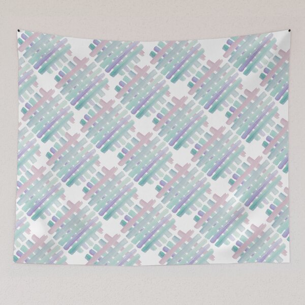Item preview, Pastel Water Colours / Water Colors Angled Hatch Pattern designed and sold by DomGDesign.