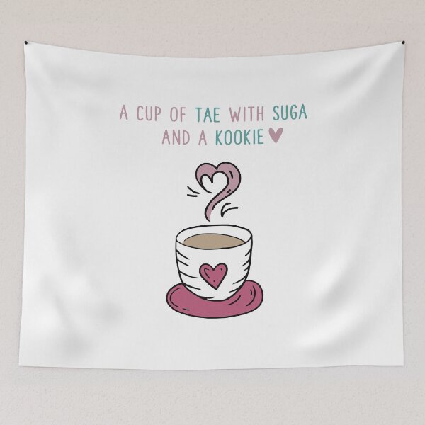 Item preview, A CUP OF TEA WITH SUGA AND A KOOKIE designed and sold by Princez21.