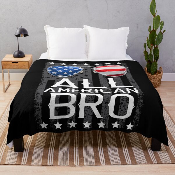 Item preview, All American bro 4th of July bro Sunglasses Family patriotic USA Flag designed and sold by hadlamcom.