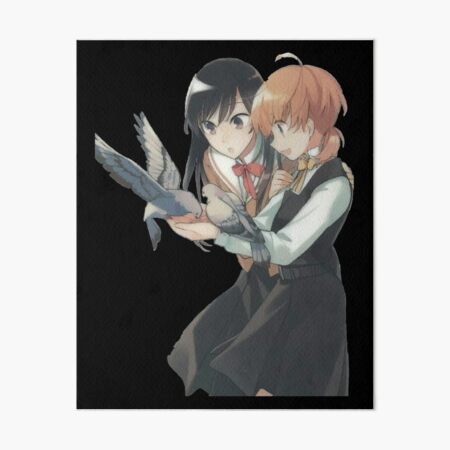 Yagate Kimi ni Naru | Yuu x Touko | Bloom Into You | Yuri Anime Manga | Art  Board Print