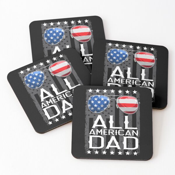 Item preview, All American dad 4th of July bang Sunglasses Family patriotic USA Flag designed and sold by hadlamcom.