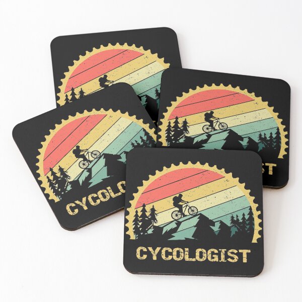 Item preview, Vintage mountain bike retro sunset Cycologist designed and sold by MiloHarris.