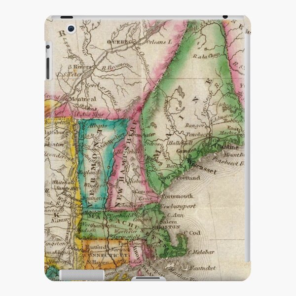 Vintage Map of New England (1822) iPad Snap Case