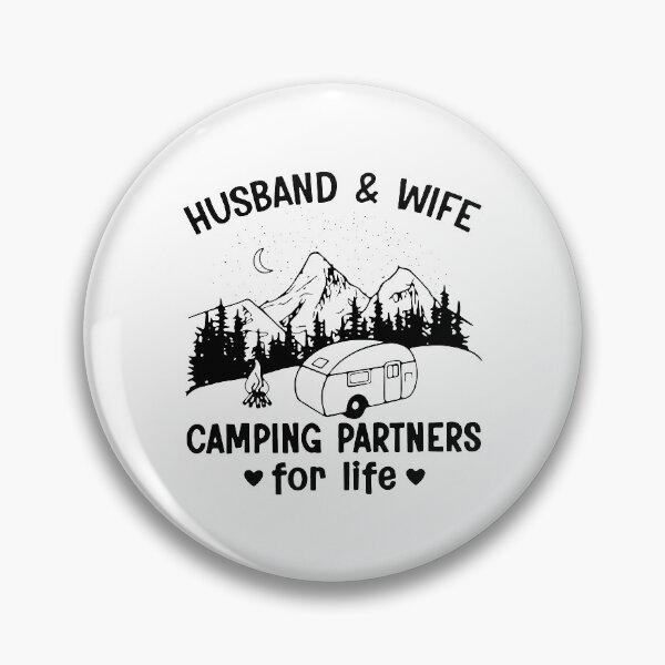 Item preview, HUSBAND AND WIFE CAMPING PARTNERS FOR LIFE designed and sold by Princez21.