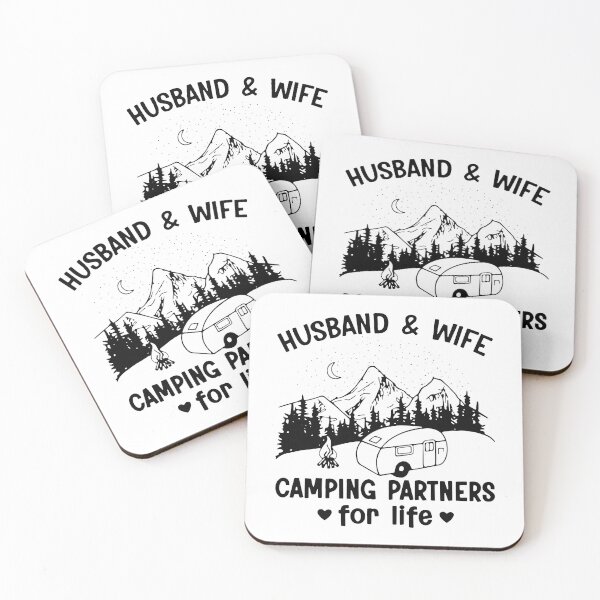 Item preview, HUSBAND AND WIFE CAMPING PARTNERS FOR LIFE designed and sold by Princez21.