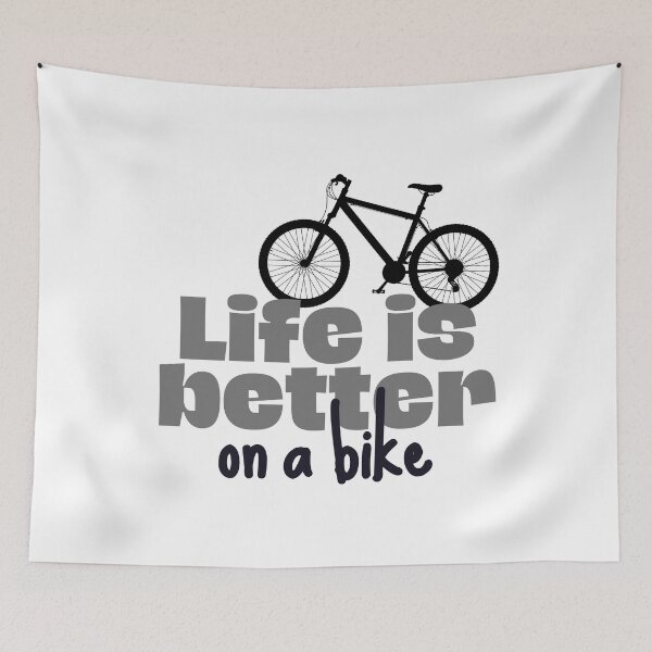 Item preview, Life is better on a bike designed and sold by TheGreenGoat.
