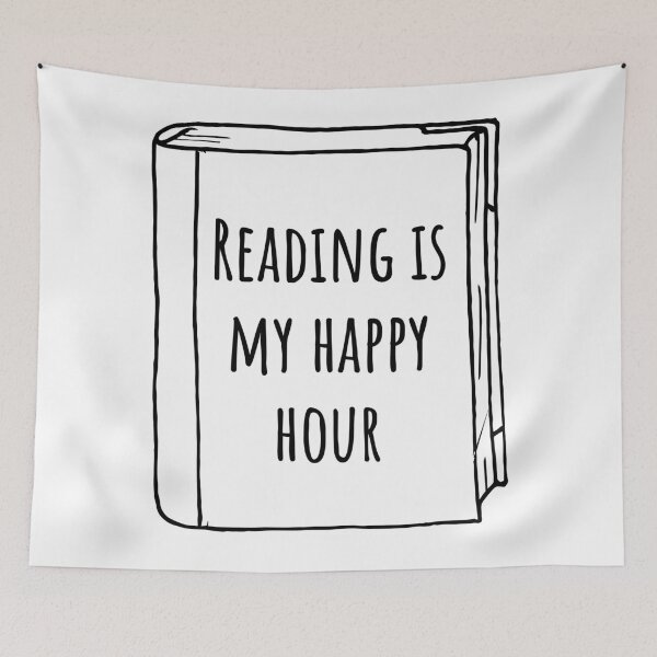 Item preview, Reading books is my happy hour designed and sold by 23mangoes.